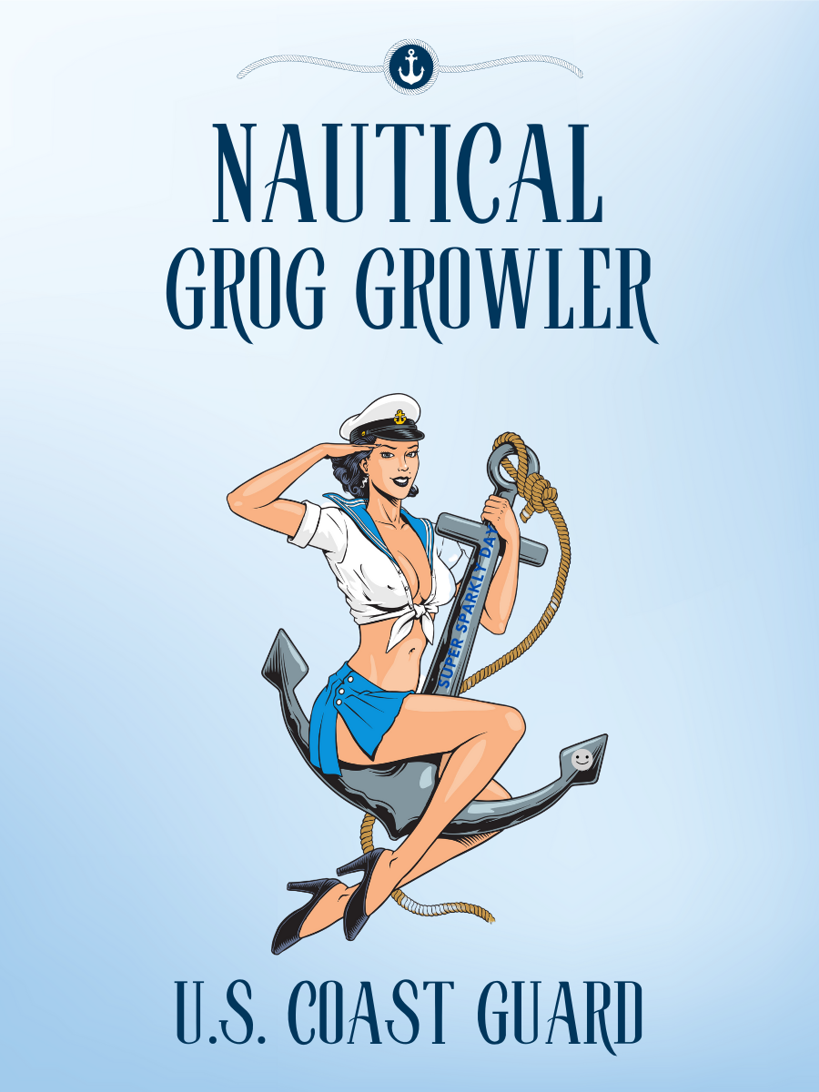 Nautical Grog Growler - Coast Guard URN8TOR