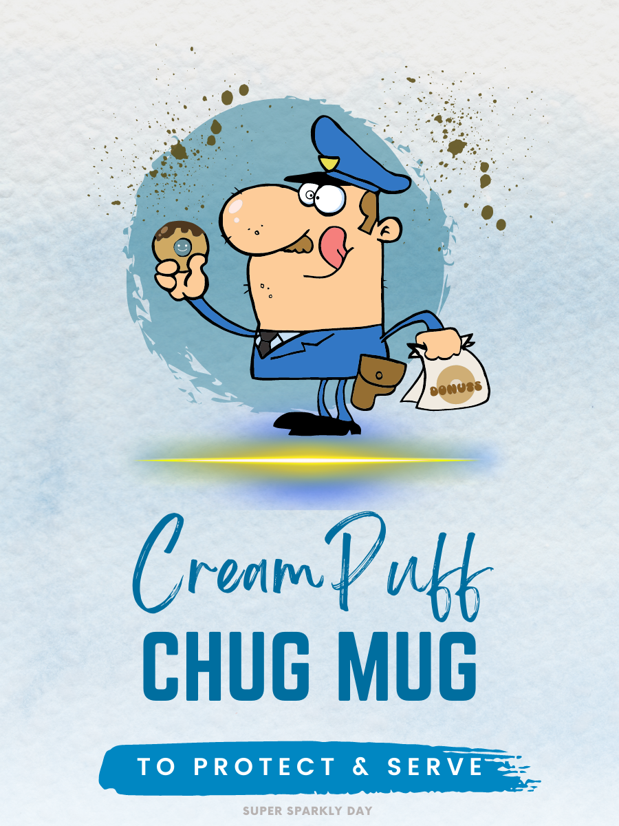 Cream Puff Chug Mug - Police URN8TOR