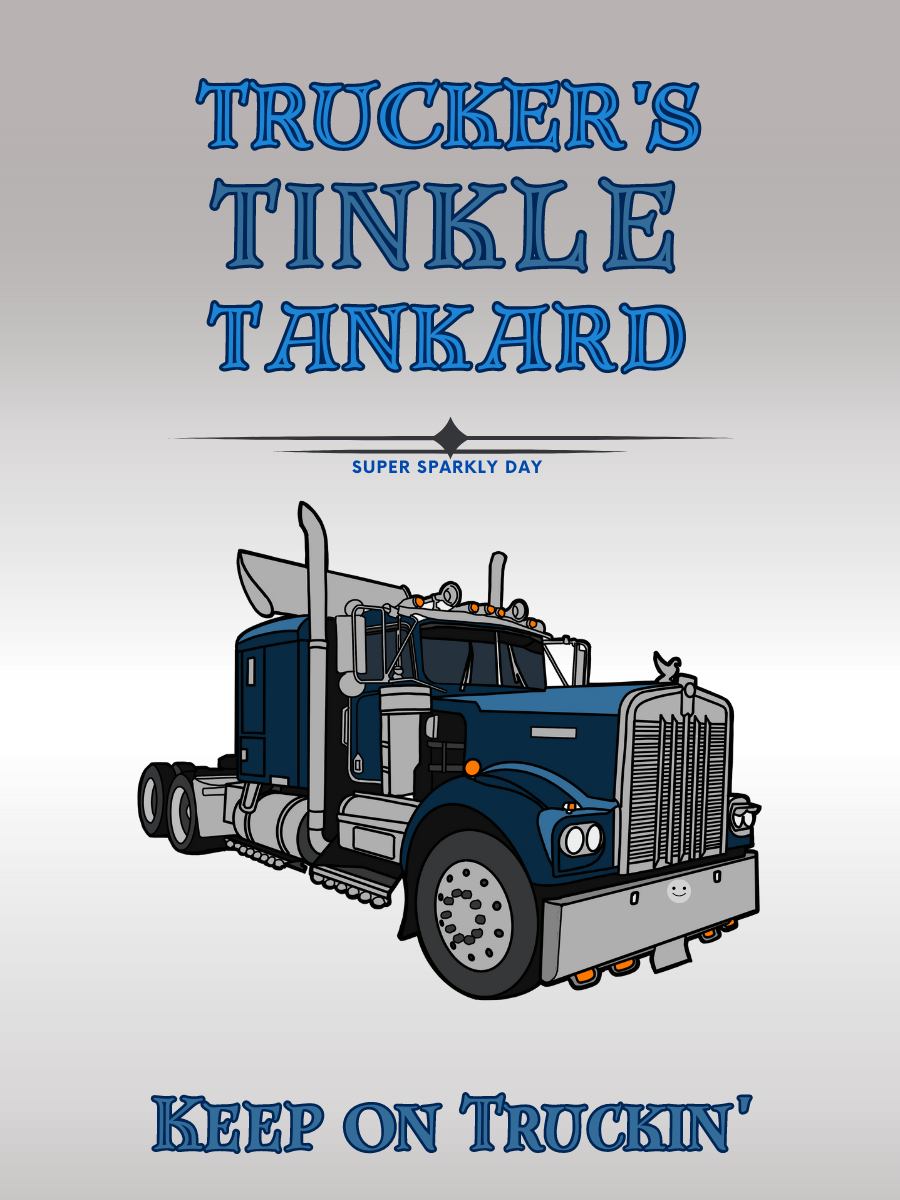 Truckers Tinkle Tankard - Trucker Urinal