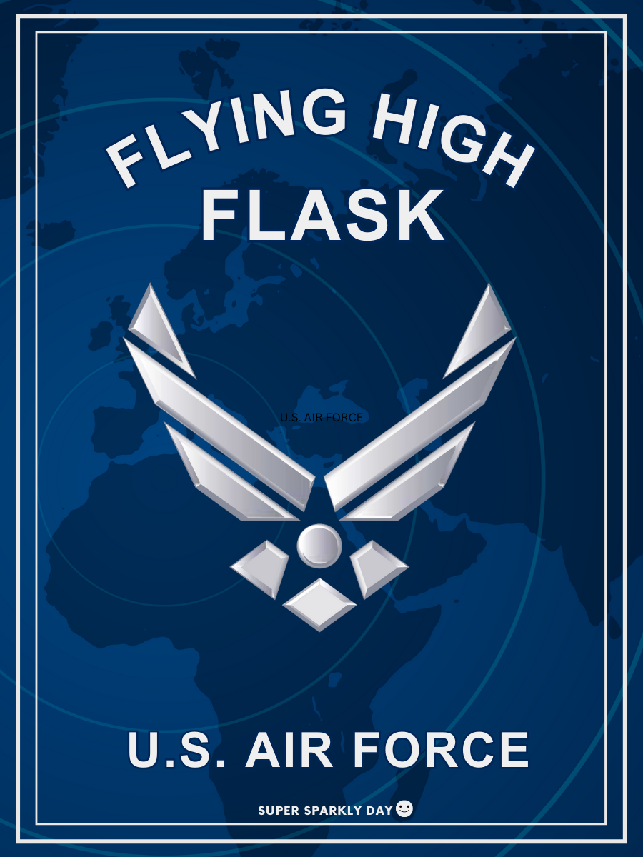 Flying High Flask - Air Force URN8TOR