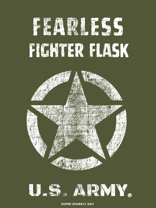 Fearless Fighter Flask - Army URN8TOR