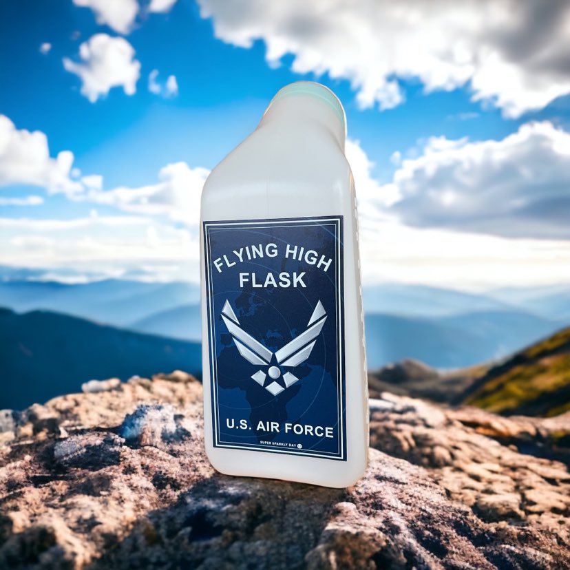 Flying High Flask - Air Force URN8TOR