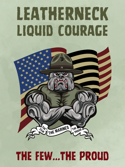 Leatherneck Liquid Courage - Marine Corps URN8TOR