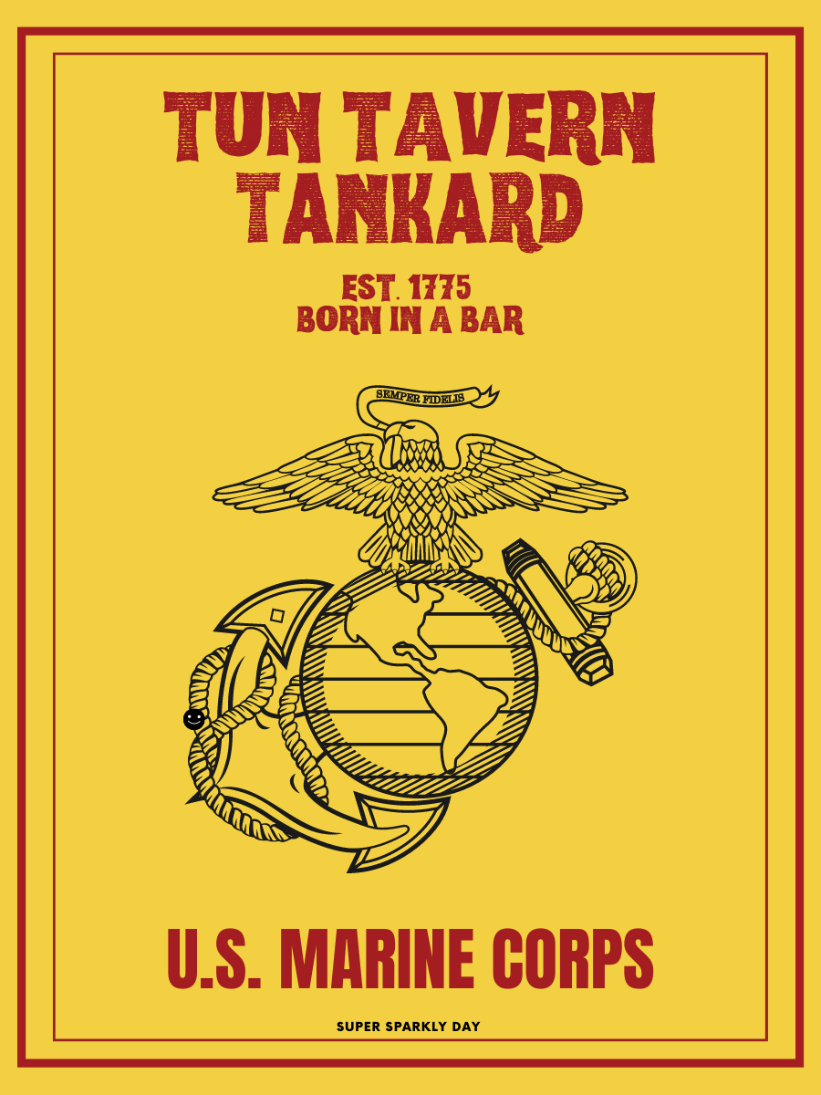 Tun Tavern Tankard - Marine Corps URN8TOR